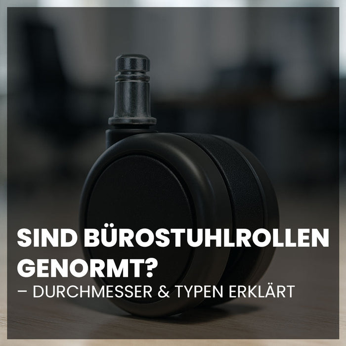 Genormter Stiftdurchmesser bei Bürostuhlrollen
