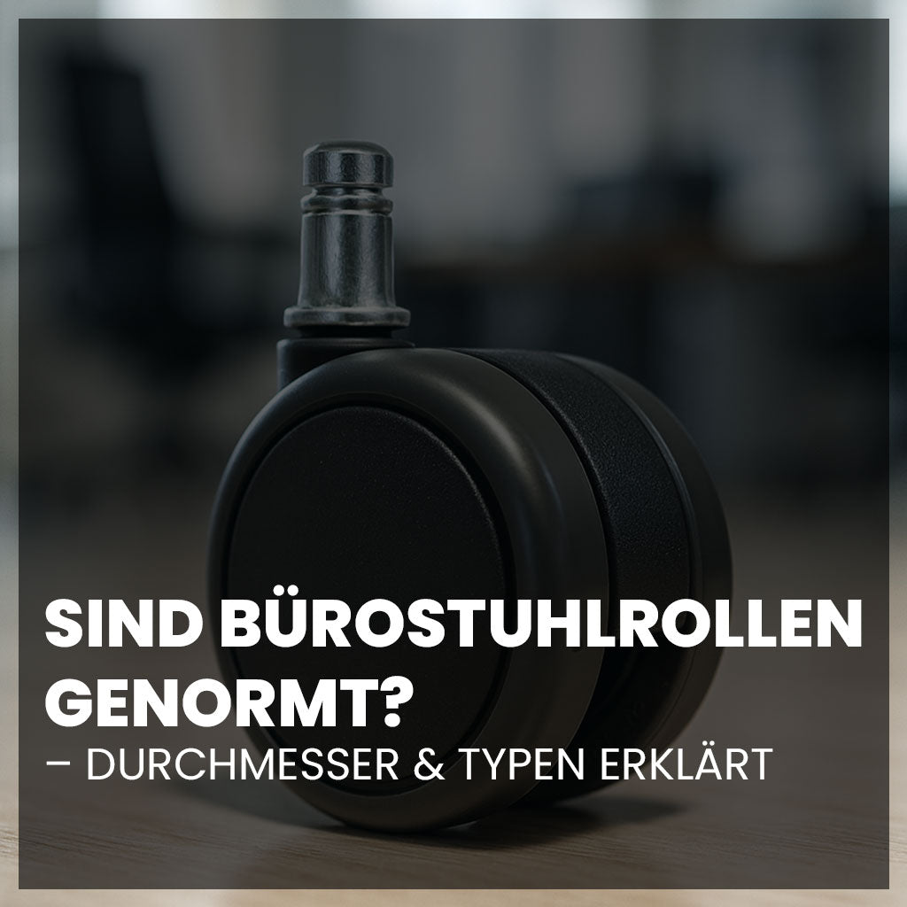 Genormter Stiftdurchmesser bei Bürostuhlrollen