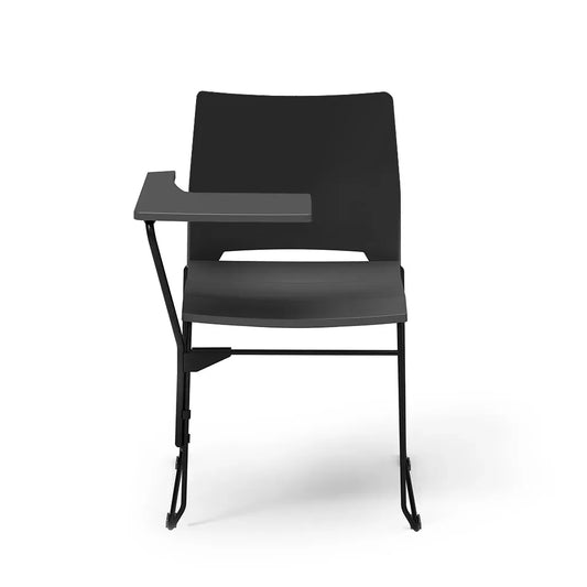 MYNEEED Miss Plastica Schulungsstuhl mit Schreibtablet – Ideal für Seminarräume